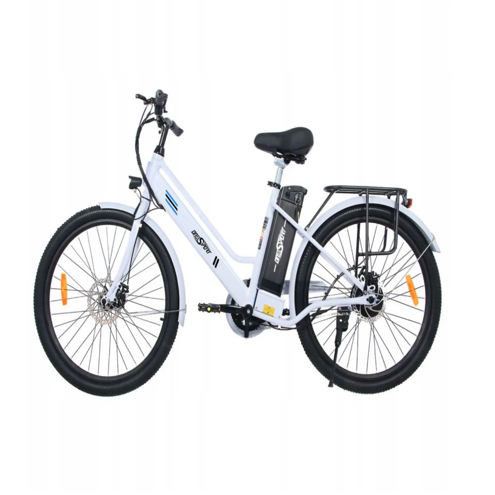 Bicicleta Eléctrica ONESPORT OT18 | 350W 518.4WH 35KM de Autonomía | Blanca