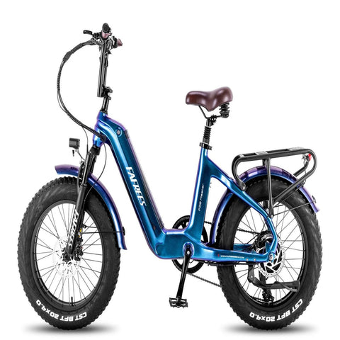 Bicicleta Eléctrica FAFREES F20 Master - Motor 500W Batería 1080WH Autonomía 110KM - Aurora azul