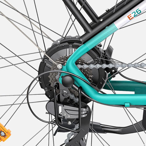 Bicicleta Eléctrica ENGWE E26 Step-thru - 250W 768WH 140KM -  Azul