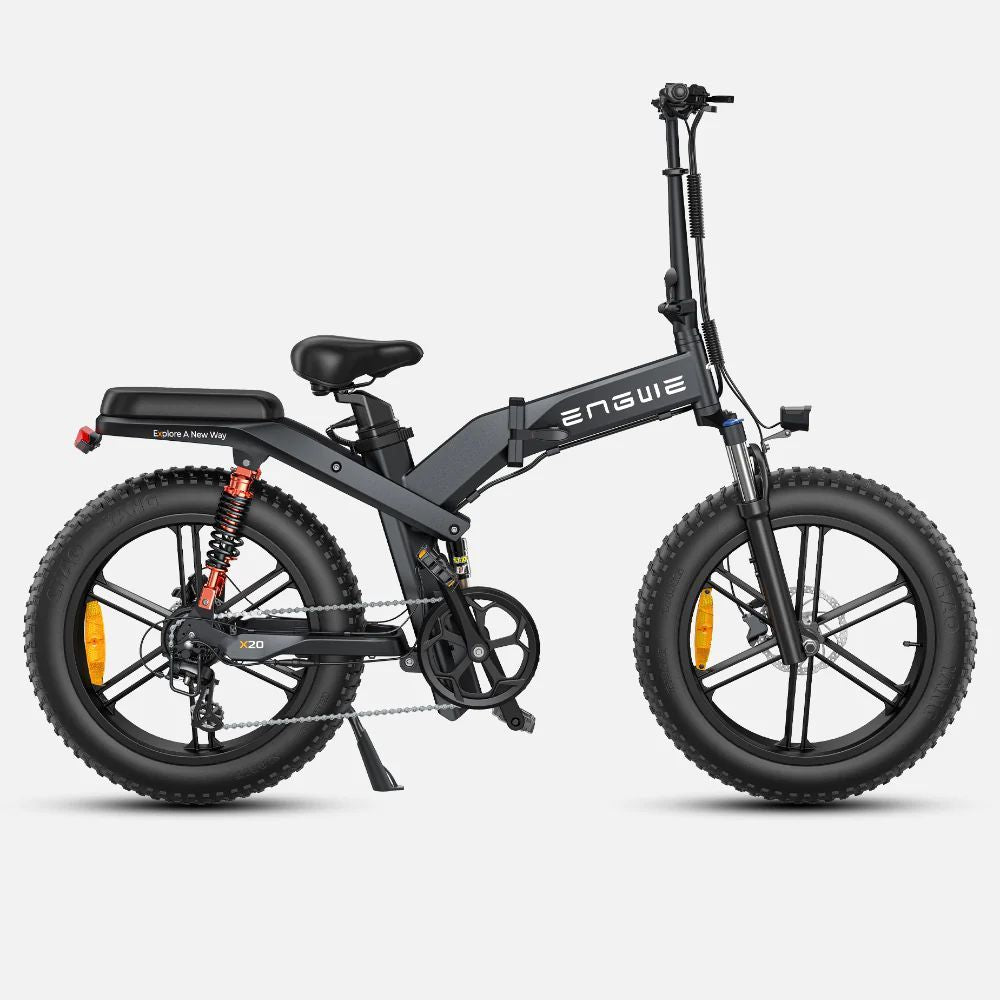 Bicicleta Eléctrica ENGWE X20 - Motor 750W Batería 691.2WH 64KM Autonomía - Negro