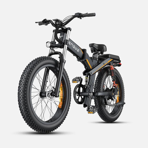 Bicicleta Eléctrica ENGWE X24 - Motor 1000W Batería 921.6WH 64KM Autonomía - Negro