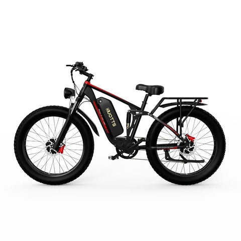 Bicicleta Eléctrica Duotts S26 - Motor 750W*2 Batería 960WH Autonomía 60KM - Negro