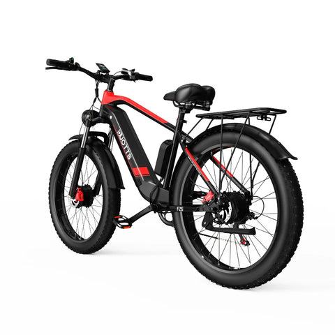 Bicicleta Eléctrica Duotts F26 - Motor 750W*2 Batería 840WH Autonomía 50KM - Negro rojo