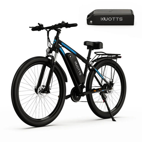 Bicicleta Eléctrica Doble Batería Duotts C29 - Motor750W Autonomía 60KM - Negro