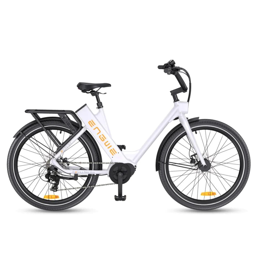 Bicicleta Eléctrica ENGWE P275 ST 19.2Ah - Motor 250W Batería 691.2Wh Autonomía 260KM - Blanco