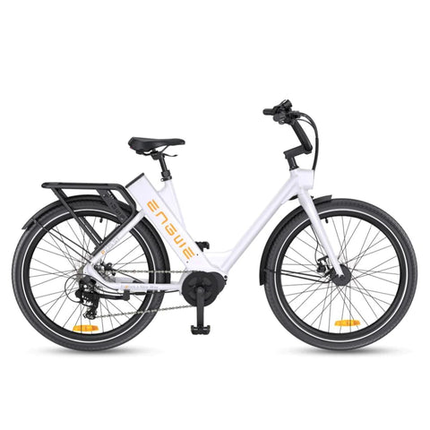 Bicicleta Eléctrica ENGWE P275 ST 19.2Ah - Motor 250W Batería 691.2Wh Autonomía 260KM - Blanco