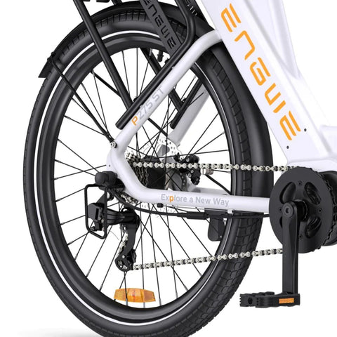 Bicicleta Eléctrica ENGWE P275 ST 19.2Ah - Motor 250W Batería 691.2Wh Autonomía 260KM - Blanco