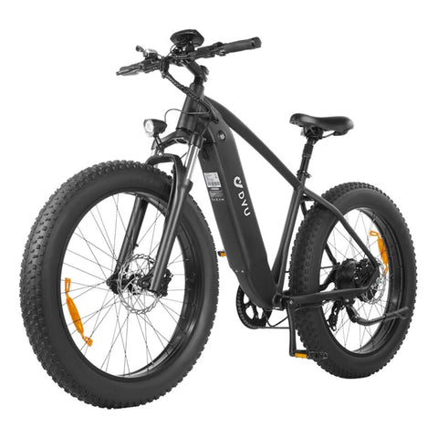 Bicicleta Eléctrica DYU King750 26" - Motor 750W Batería 48V20Ah Alcance 80KM Frenos de Disco - Negro