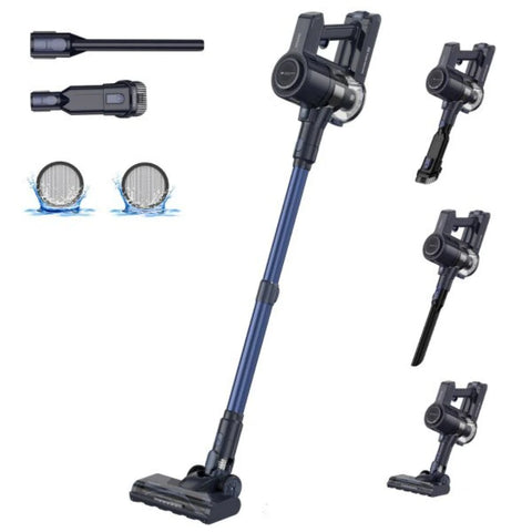 Aspiradora de Mano Proscenic P10 Ultra - 250W de Potencia 25KPa de Succión 45 Minutos de Autonomía - Azul Oscuro