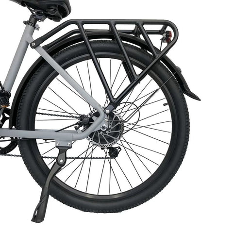 Bicicleta Eléctrica PVY P26 - Motor 250W Batería 48V11.6AH Autonomía 100KM Freno de Disco Hidráulico - Gris