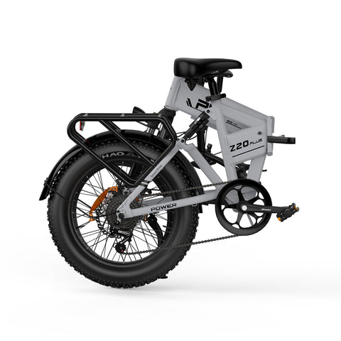 Bicicleta Eléctrica PVY Z20 Plus 500 - Motor 250W Batería 48V14.5AH Autonomía 100KM Freno de Disco Mecánico - Gris