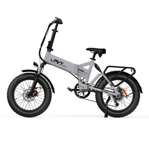 Bicicleta Eléctrica PVY Z20 Plus 1000 - Motor 250W Batería 48V16.5AH Autonomía 120KM Freno de Disco Hidráulico - Gris