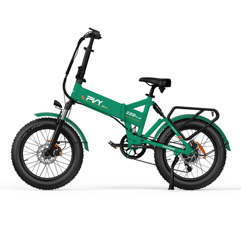 Bicicleta Eléctrica PVY Z20 Plus 1000 - Motor 250W Batería 48V16.5AH Autonomía 120KM Freno de Disco Hidráulico - Verde