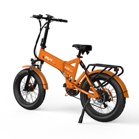 Bicicleta Eléctrica PVY Z20 Plus 1000 - Motor 250W Batería 48V16.5AH Autonomía 120KM Freno de Disco Hidráulico - Naranja