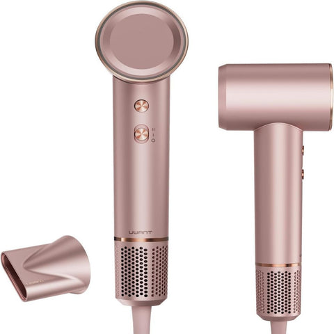 Secador de Pelo UWANT-H100 - Potencia 1500W Flujo de Aire 66m/s Función Iónica - Rosa