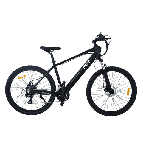 Bicicleta Eléctrica PVY H500 Pro - Motor 250W Batería 36V10AH Autonomía 90KM Freno de Disco Mecánico - Negro