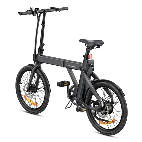 Bicicleta Eléctrica ENGWE P20 - Motor 250W Batería 36V9.6Ah Autonomía 100KM Freno De Disco Hidráulico - Negro