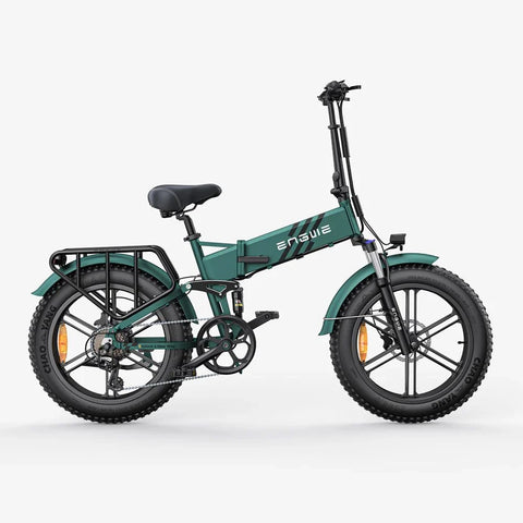 Bicicleta Eléctrica Engwe Engine Pro 2.0 - Neumáticos De 20 Pulgadas Motor 750W Batería 52V16Ah Autonomía 110KM - Verde