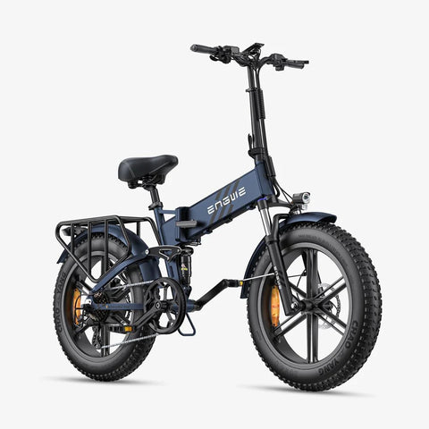 Bicicleta Eléctrica Engwe Engine Pro 2.0 - Neumáticos De 20 Pulgadas Motor 750W Batería 52V16Ah Autonomía 110KM - Azul