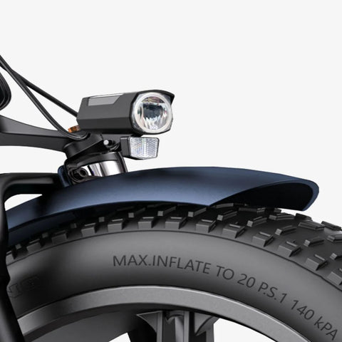 Bicicleta Eléctrica Engwe Engine Pro 2.0 - Neumáticos De 20 Pulgadas Motor 750W Batería 52V16Ah Autonomía 110KM - Azul