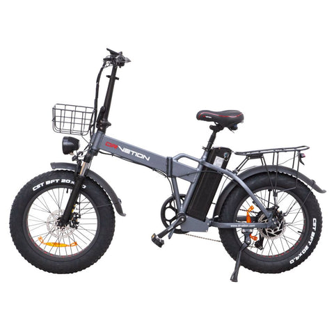 Bicicleta Eléctrica DrveTion AT20 - Potencia 750W Batería 48V15Ah Autonomía 55-70KM Frenos de Disco - Negro Gris