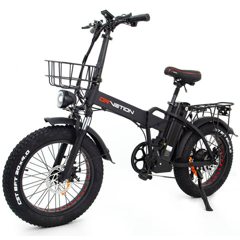 Bicicleta Eléctrica DrveTion AT20 - Motor 750W Batería 48V10Ah Autonomía 35-45KM Frenos de Disco - Negro Mate