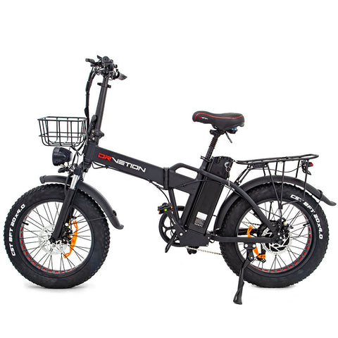 Bicicleta Eléctrica DrveTion AT20 - Motor 750W Batería 48V10Ah Autonomía 35-45KM Frenos de Disco - Negro Mate