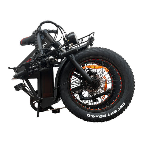 Bicicleta Eléctrica DrveTion AT20 - Motor 750W Batería 48V10Ah Autonomía 35-45KM Frenos de Disco - Negro Mate
