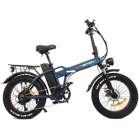Bicicleta Eléctrica DrveTion AT20 - Potencia 750W Batería 48V15Ah Autonomía 55-70KM Frenos de Disco - Azul Mate