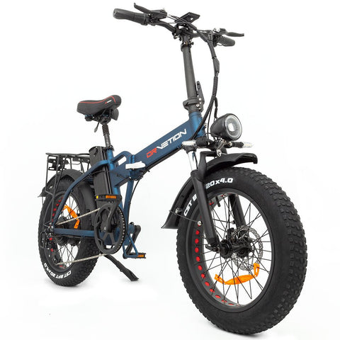 Bicicleta Eléctrica DrveTion AT20 - Potencia 750W Batería 48V15Ah Autonomía 55-70KM Frenos de Disco - Azul Mate