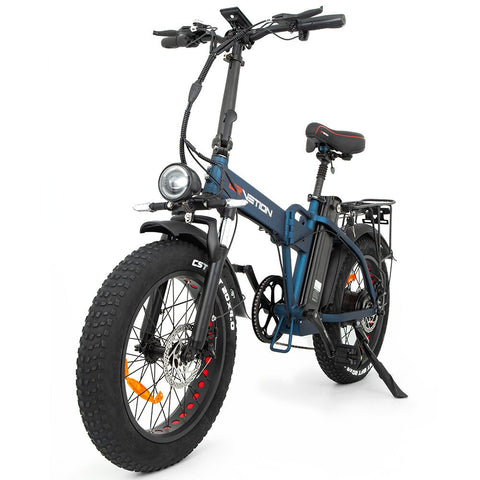 Bicicleta Eléctrica DrveTion AT20 - Potencia 750W Batería 48V15Ah Autonomía 55-70KM Frenos de Disco - Azul Mate