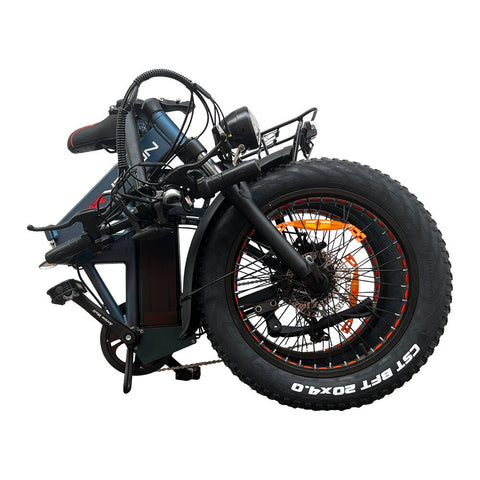 Bicicleta Eléctrica DrveTion AT20 - Potencia 750W Batería 48V15Ah Autonomía 55-70KM Frenos de Disco - Azul Mate