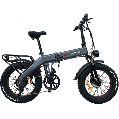 DrveTion BT20 Bicicleta Eléctrica - Potencia 750W Batería 48V10Ah Autonomía 25-35KM - Negro Gris