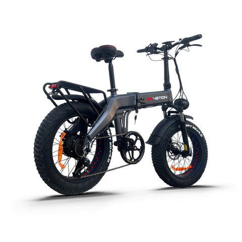 DrveTion BT20 Bicicleta Eléctrica - Potencia 750W Batería 48V10Ah Autonomía 25-35KM - Negro Gris