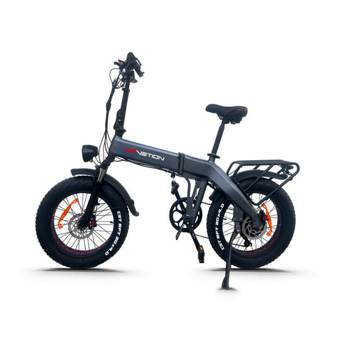 DrveTion BT20 Bicicleta Eléctrica - Potencia 750W Batería 48V10Ah Autonomía 25-35KM - Negro Gris