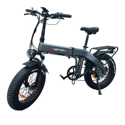 DrveTion BT20 Bicicleta Eléctrica - Potencia 750W Batería 48V10Ah Autonomía 25-35KM - Negro Gris