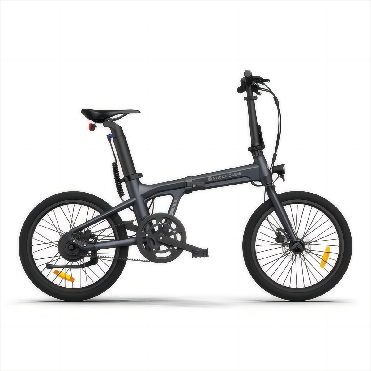 Bicicleta eléctrica ADO Air 20 - Potencia 250W Batería 36V9.6Ah Autonomía Asistida 100KM Freno de disco hidráulico - Gris