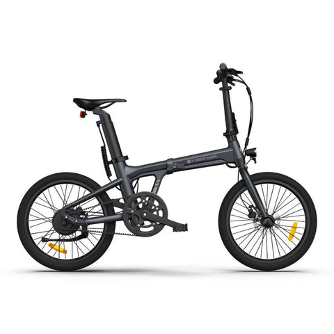 Bicicleta eléctrica ADO Air 20 - Potencia 250W Batería 36V9.6Ah Autonomía Asistida 100KM Freno de disco hidráulico - Gris