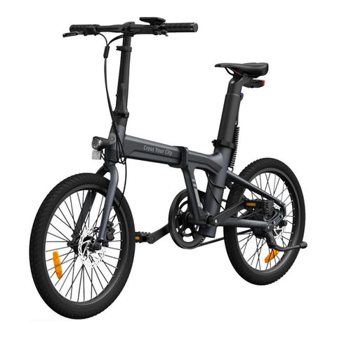 Bicicleta eléctrica ADO Air 20 - Potencia 250W Batería 36V9.6Ah Autonomía Asistida 100KM Freno de disco hidráulico - Gris