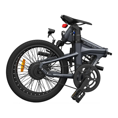 Bicicleta eléctrica ADO Air 20S - Potencia 250W Batería 36V9.6Ah Autonomía Asistida 100KM Freno de disco hidráulico - Gris