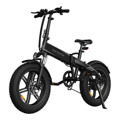 Bicicleta eléctrica ADO Beast 20F - Potencia 250W Batería 36V14.5Ah Autonomía Asistida 120KM Freno de disco hidráulico - Negro