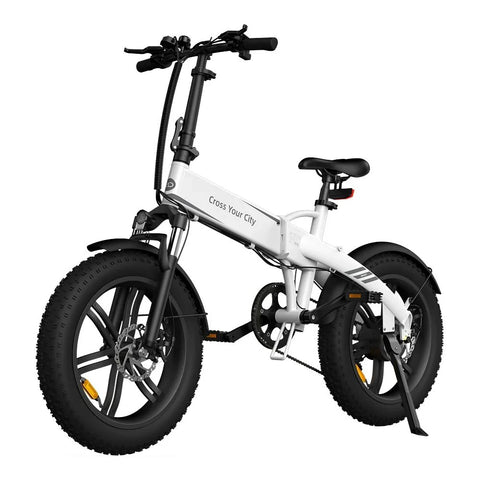 Bicicleta eléctrica ADO Beast 20F - Potencia 250W Batería 36V14.5Ah Autonomía Asistida 120KM Freno de disco hidráulico - Blanco