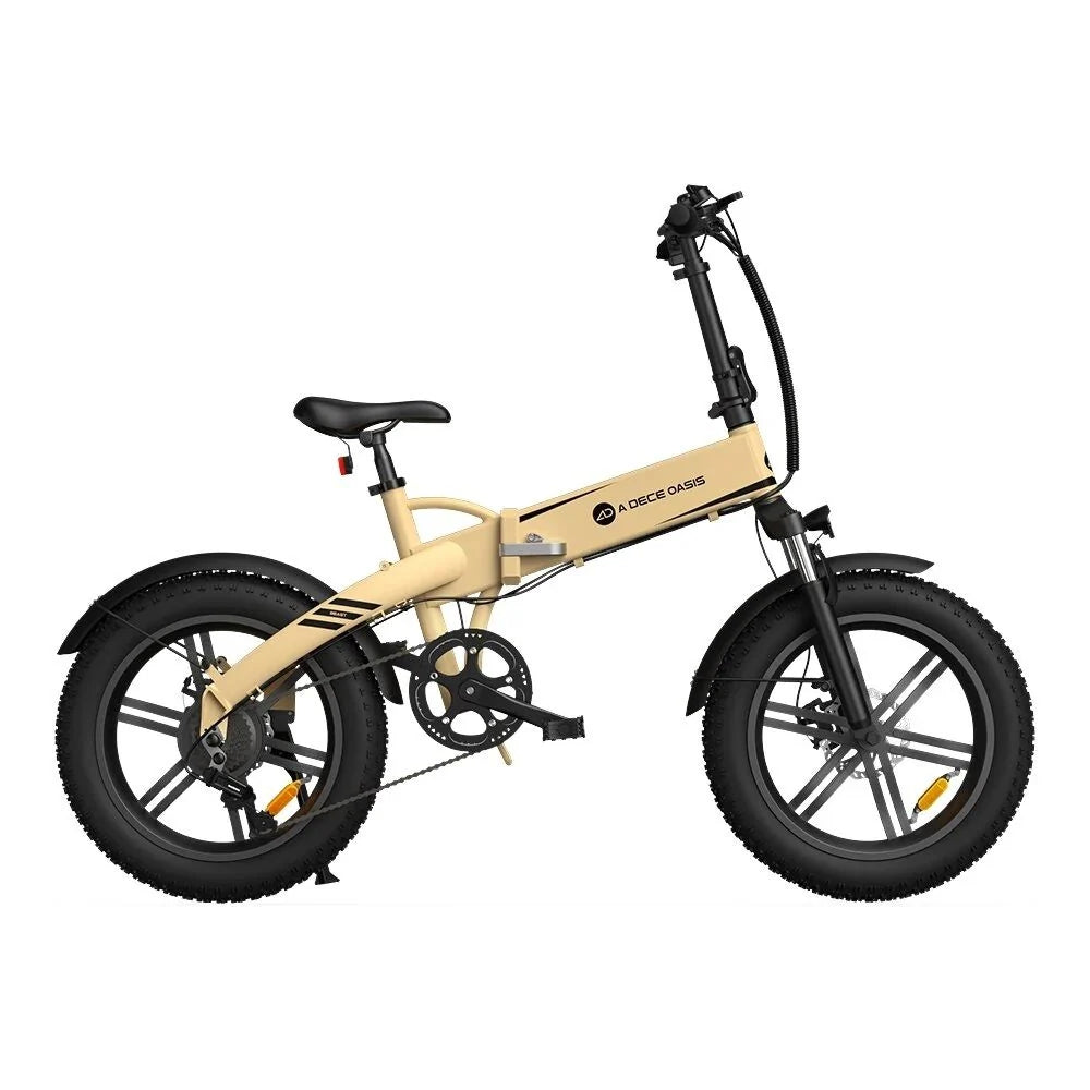 Bicicleta eléctrica ADO Beast 20F - Potencia 250W Batería 36V14.5Ah Autonomía Asistida 120KM Freno de disco hidráulico - Caqui