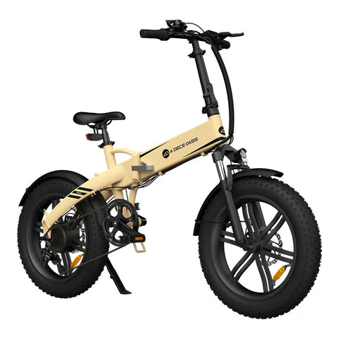 Bicicleta eléctrica ADO Beast 20F - Potencia 250W Batería 36V14.5Ah Autonomía Asistida 120KM Freno de disco hidráulico - Caqui