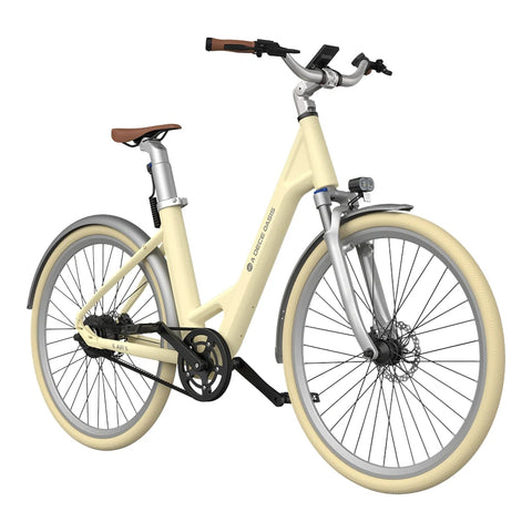 Bicicleta eléctrica ADO Air 28 - Potencia 250W Batería 36V13.5Ah Autonomía Asistida 100KM Freno de disco hidráulico - Amarillo