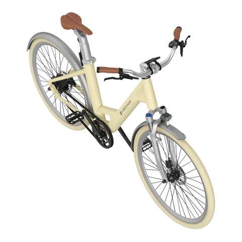 Bicicleta eléctrica ADO Air 28 - Potencia 250W Batería 36V13.5Ah Autonomía Asistida 100KM Freno de disco hidráulico - Amarillo