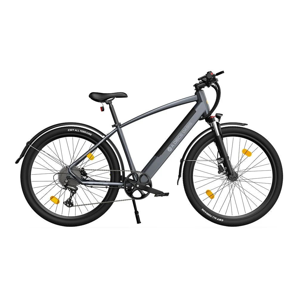 Bicicleta eléctrica ADO DECE 300C - Potencia 250W Batería 36V10.4Ah Autonomía Asistida 90KM Freno de disco hidráulico - Gris