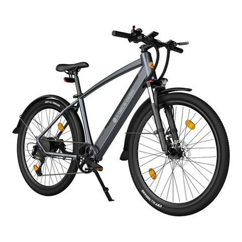 Bicicleta eléctrica ADO DECE 300C - Potencia 250W Batería 36V10.4Ah Autonomía Asistida 90KM Freno de disco hidráulico - Gris