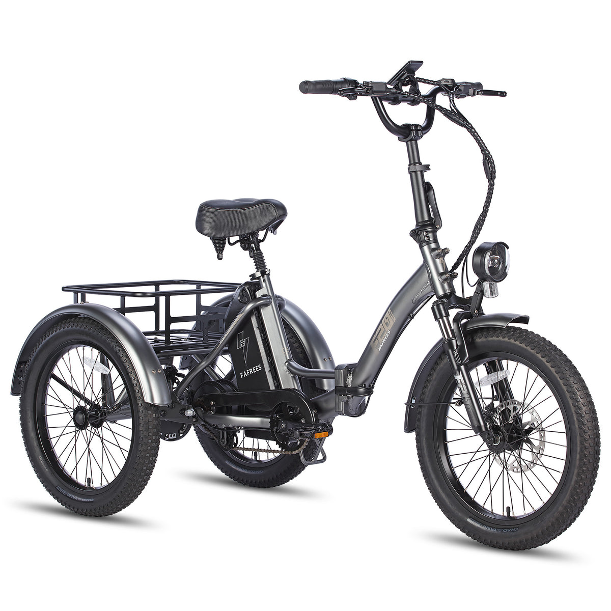 FAFREES F20 Mate Bicicleta Eléctrica - Motor 500W Batería 48V18.2AH Autonomía 110KM - Gris
