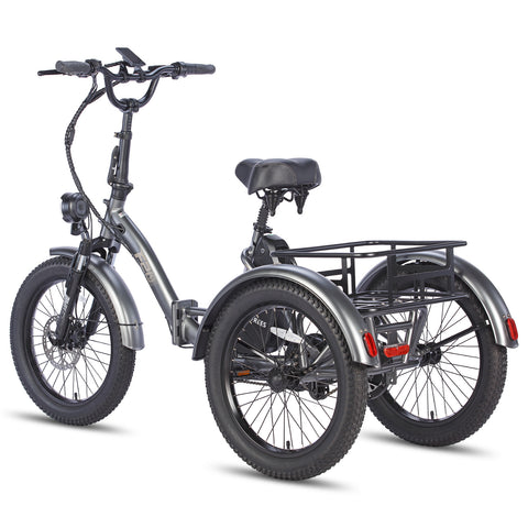 FAFREES F20 Mate Bicicleta Eléctrica - Motor 500W Batería 48V18.2AH Autonomía 110KM - Gris